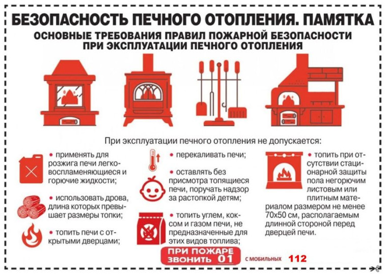 Напоминаем, при эксплуатации печного отопления запрещается:. Напоминаем, при эксплуатации печного отопления запрещается:.